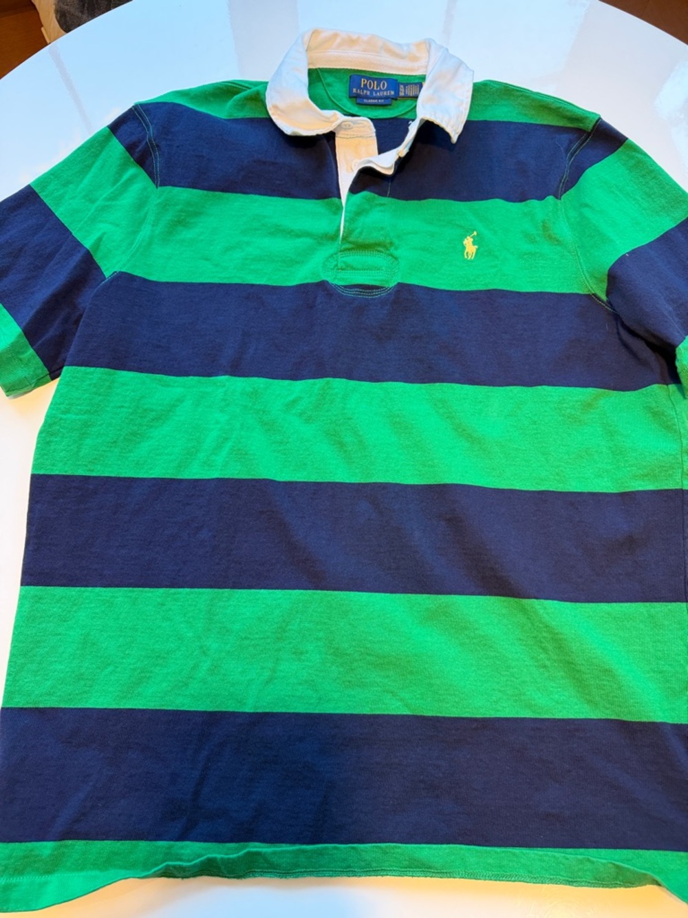 Polo by Ralph Lauren Men’s Rugby Shirt Wide Stripe #preppy